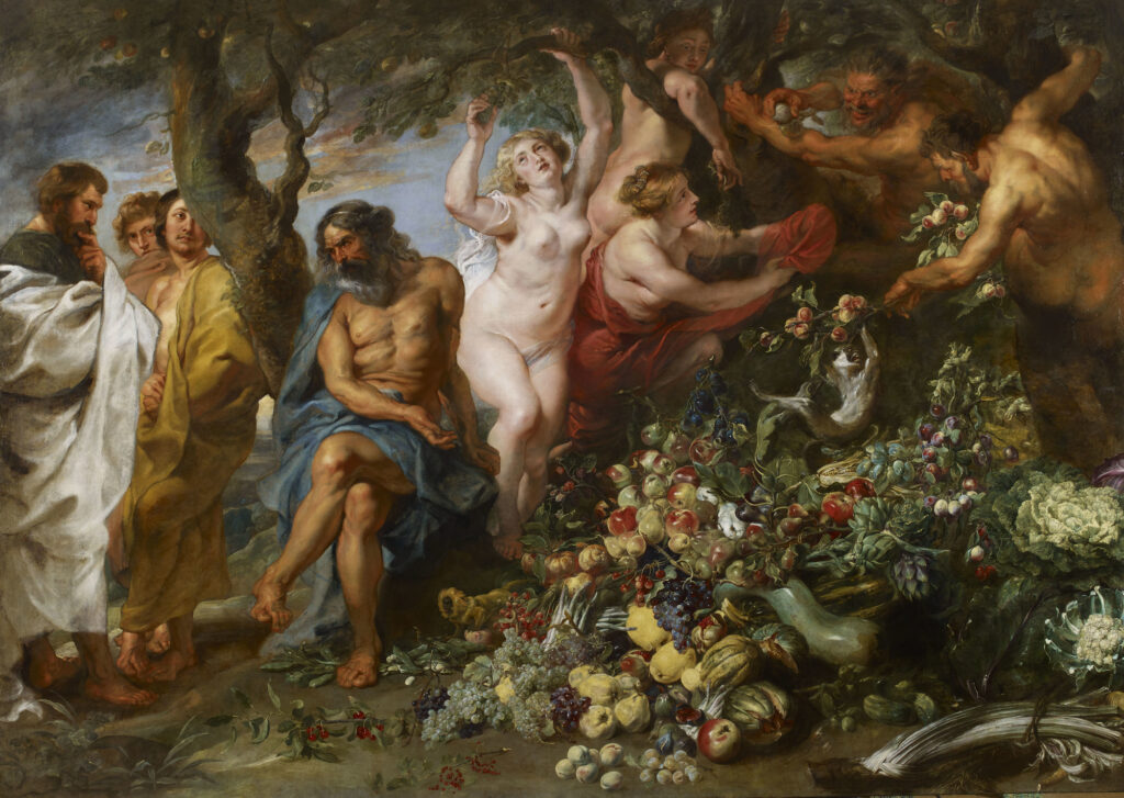 Pythagoras advocating vegetarianism (1618-20) by Peter Paul Rubens. Credit: Wikimedia Commons