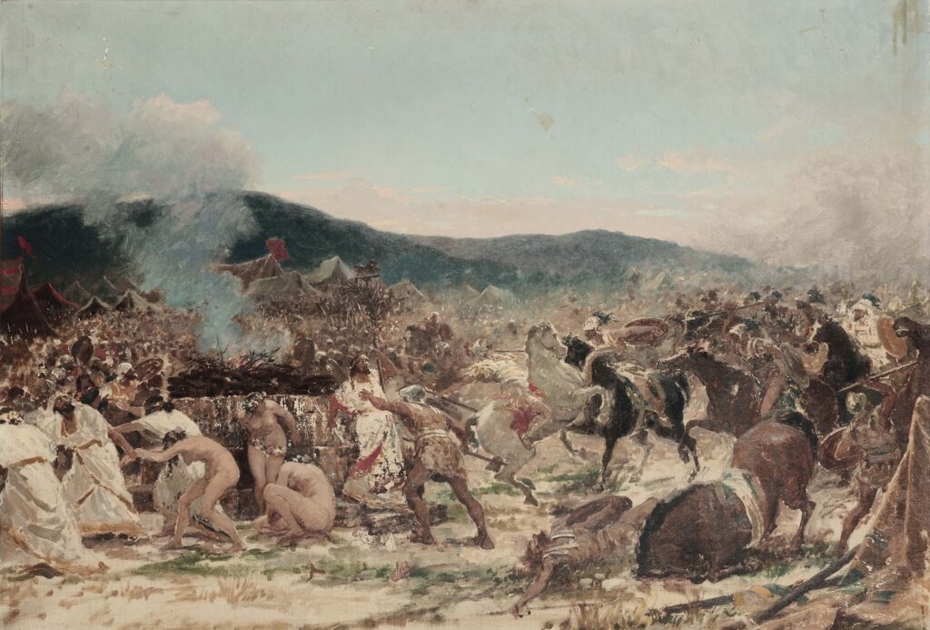 The Battle of Himera by Giuseppe Sciuti. Credit: Wikimedia Commons
